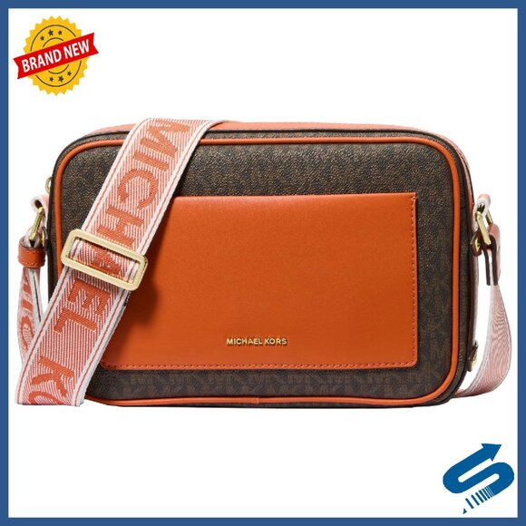 Large Canvas Crossbody Bag with Multiple Pockets Camera Style